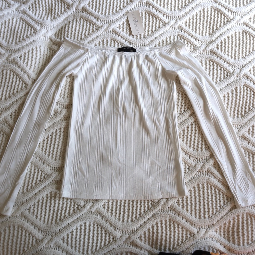 Forever 21 off the shoulder top